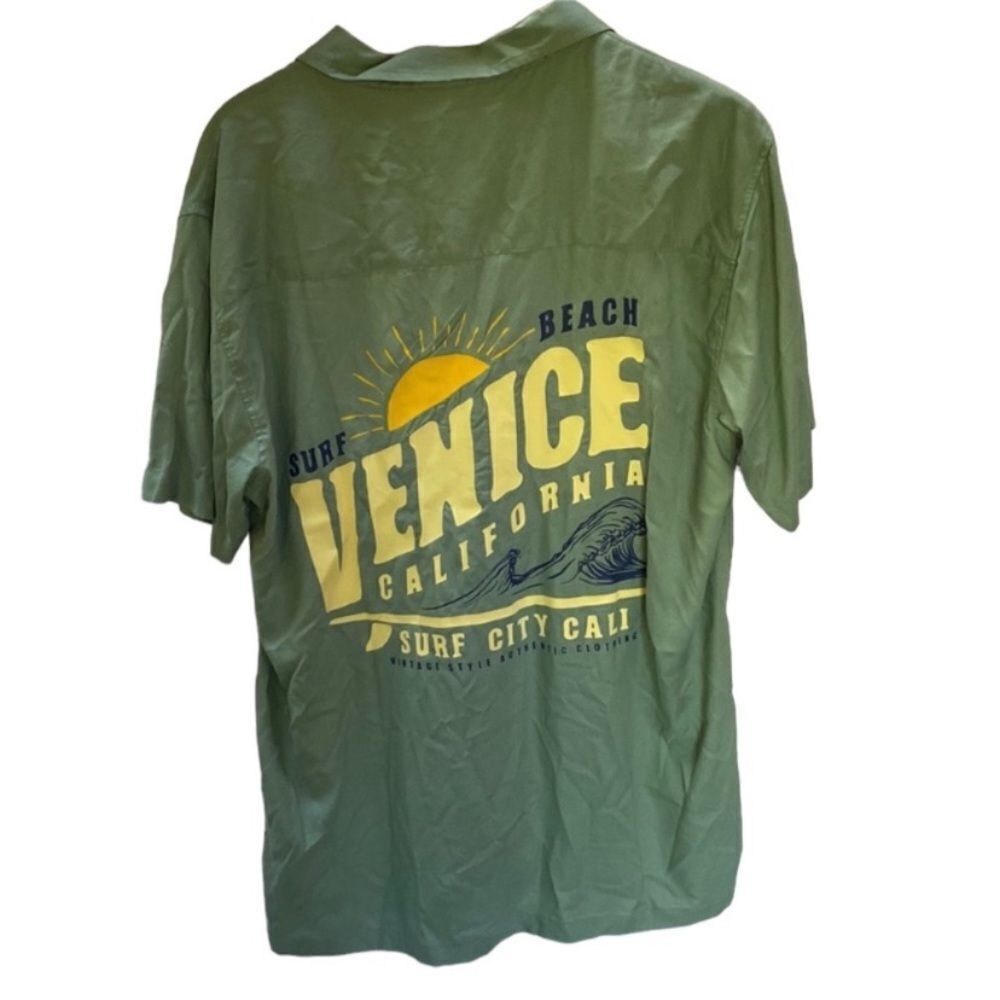 VSTR Venice California Graphic Shirt | Green | Men’s Size Large | NWT